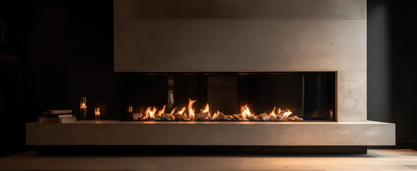 Gas Fireplace Ember Bed Design Services in Bangor, Maine
