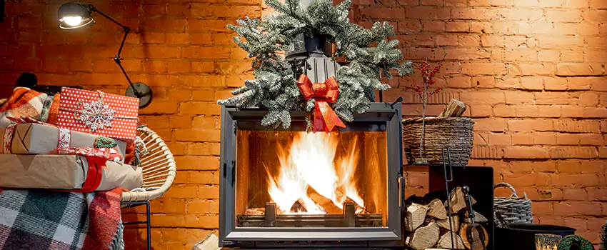 Travis Industries Linear Gas Fireplace Installation in Bangor, Maine
