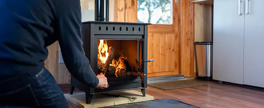 Open Hearth Wood Fireplace Installation in Bangor, ME