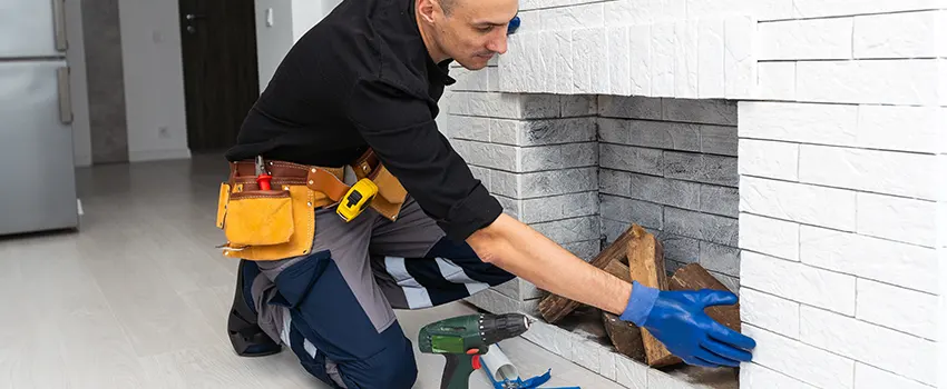 Fireplace Damaged Damper Frame Repair Services in Bangor, Maine