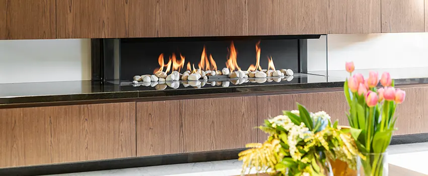 Double-height Fireplace Design Refurbishment in Bangor, Maine