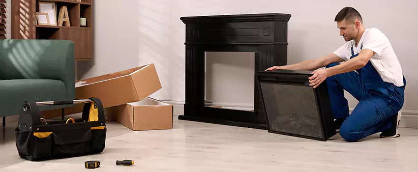 Old Rusted Metal Fireplace Repair And Replacement in Bangor, ME